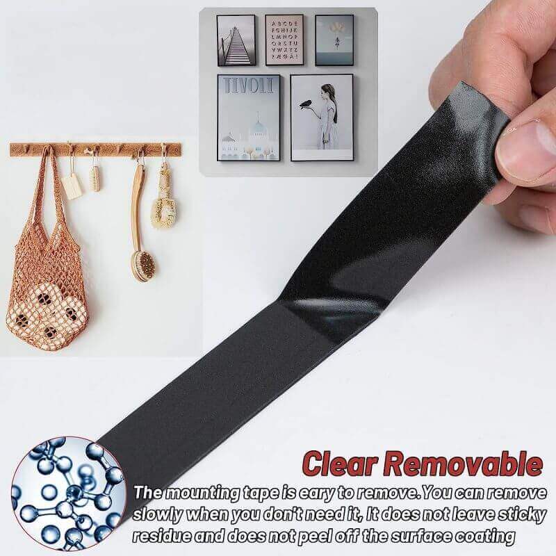 No glue residue